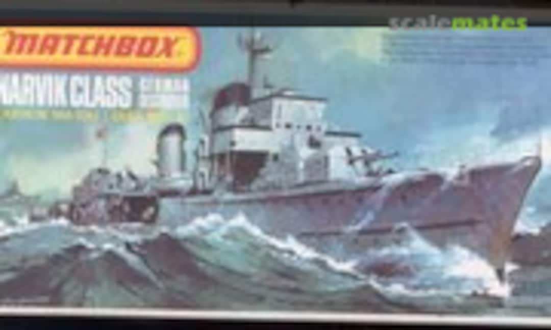 1:700 Narvik Class German Destroyer (Matchbox PK-62)