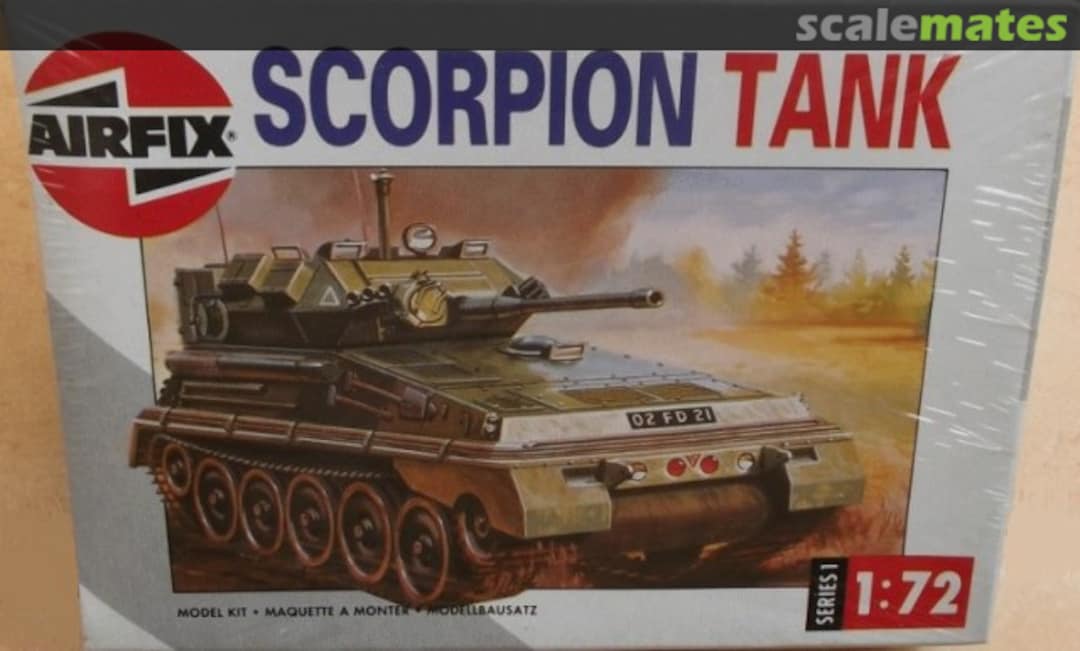 Boxart Scorpion Tank 01320 Airfix