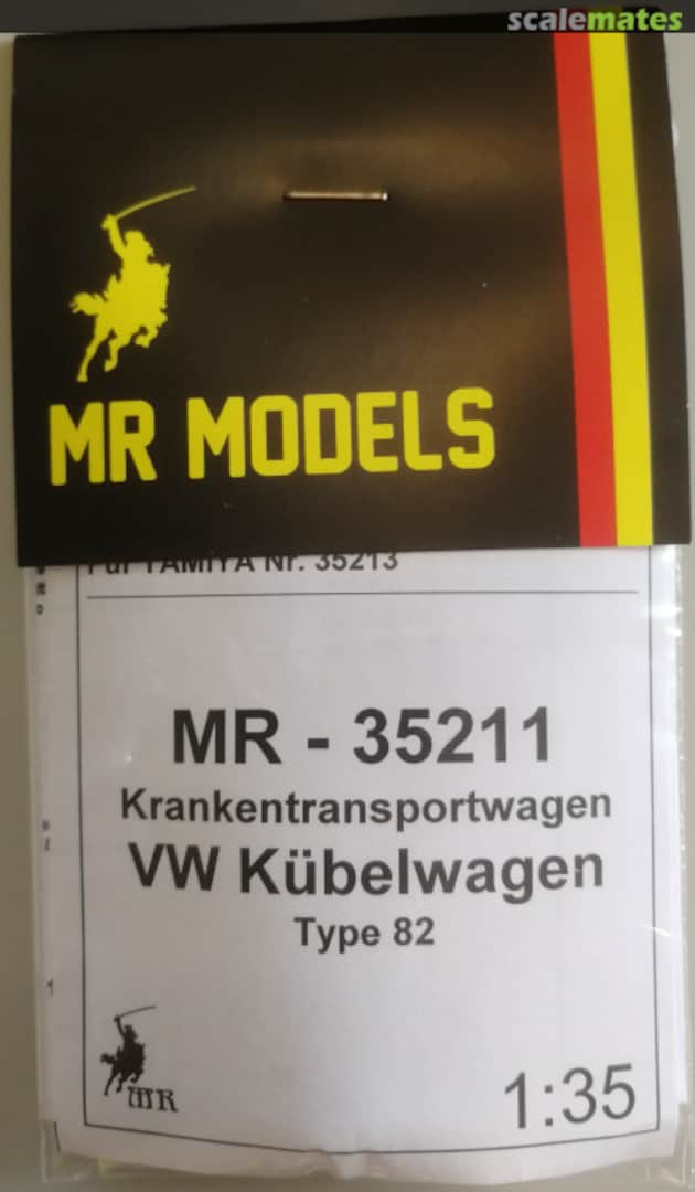 Boxart KübelwagenTyp 82 Rüstsatz Krankentransporter MR-35211 MR Modellbau