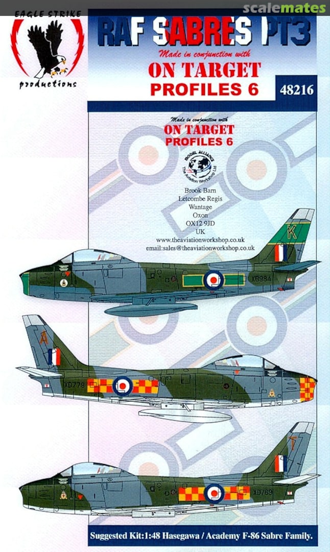 Boxart RAF Sabres Pt 3 48216 Eagle Strike Productions