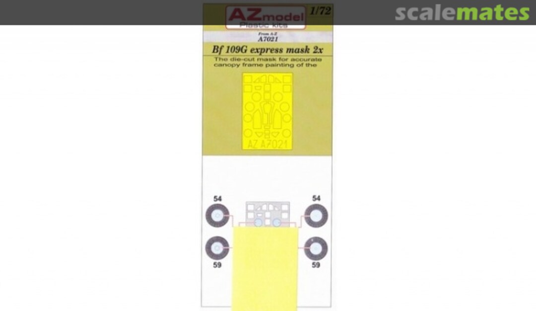 Boxart Bf 109G A7021 AZmodel