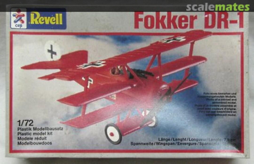 Boxart Fokker DR-1 4154 Revell/ceji