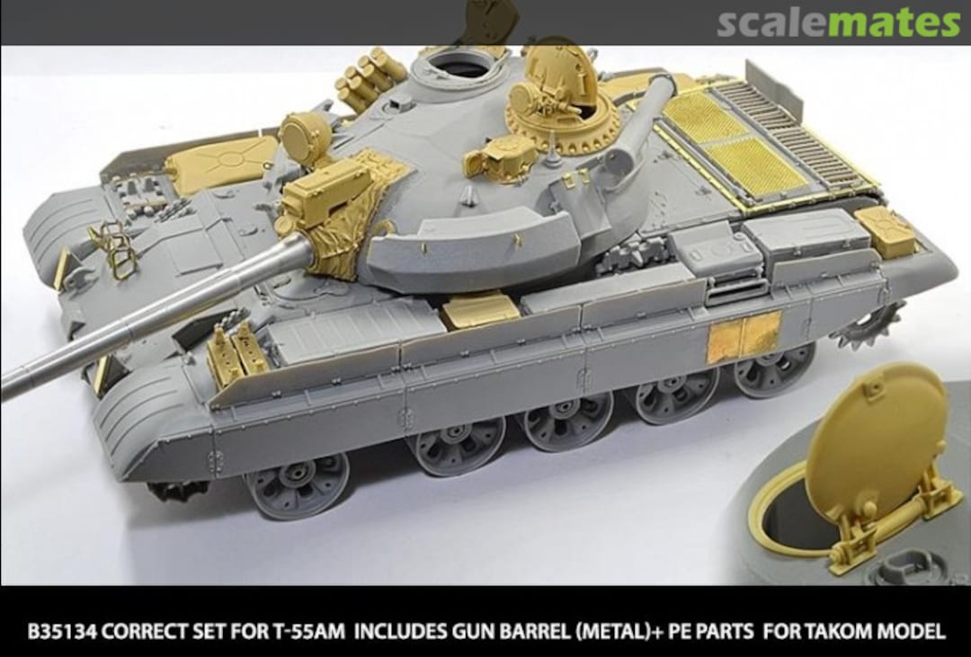 Boxart Correct Set for T-55AM B35134 Miniarm