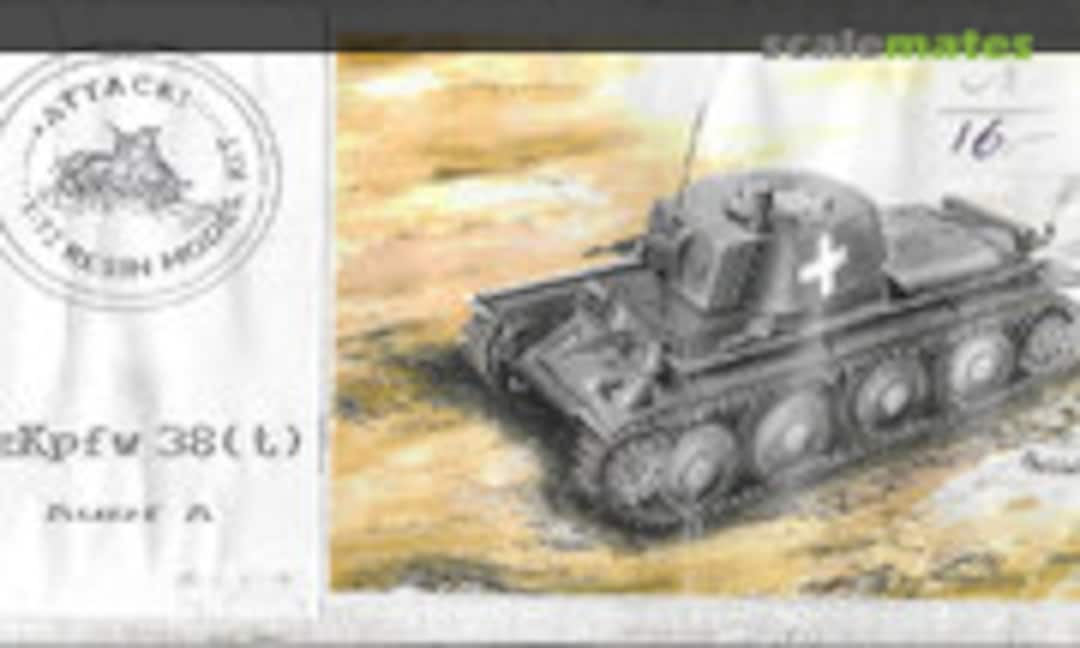 1:72 PzKpfw 38 (t) Ausf A (Attack Hobby Kits 16)