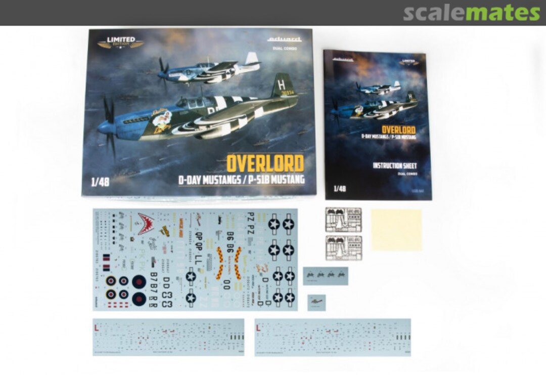 Contents Overlord D-Day Mustangs / P-51B Mustang 11181 Eduard