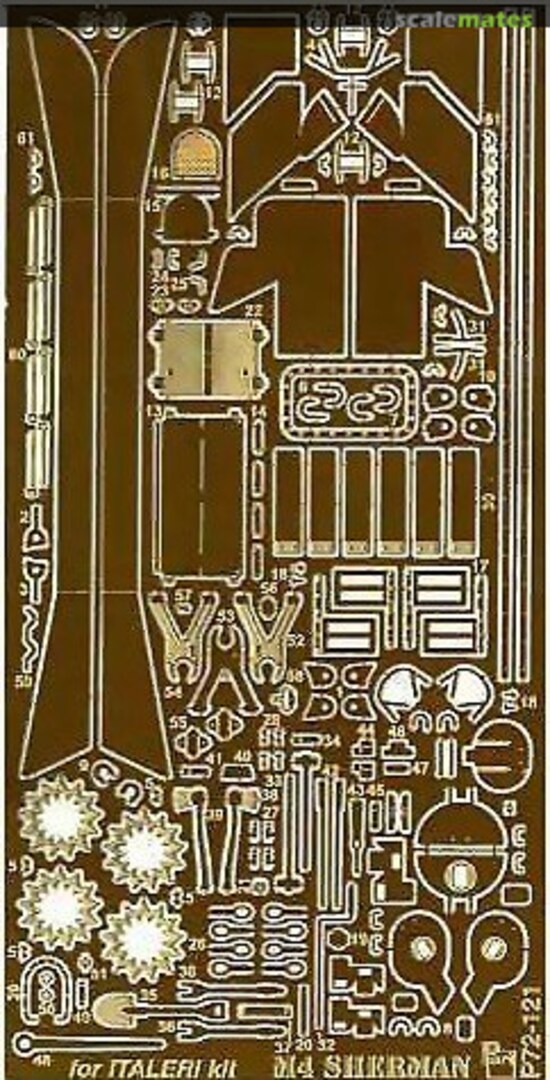 Boxart M4 Sherman P72-121 Part