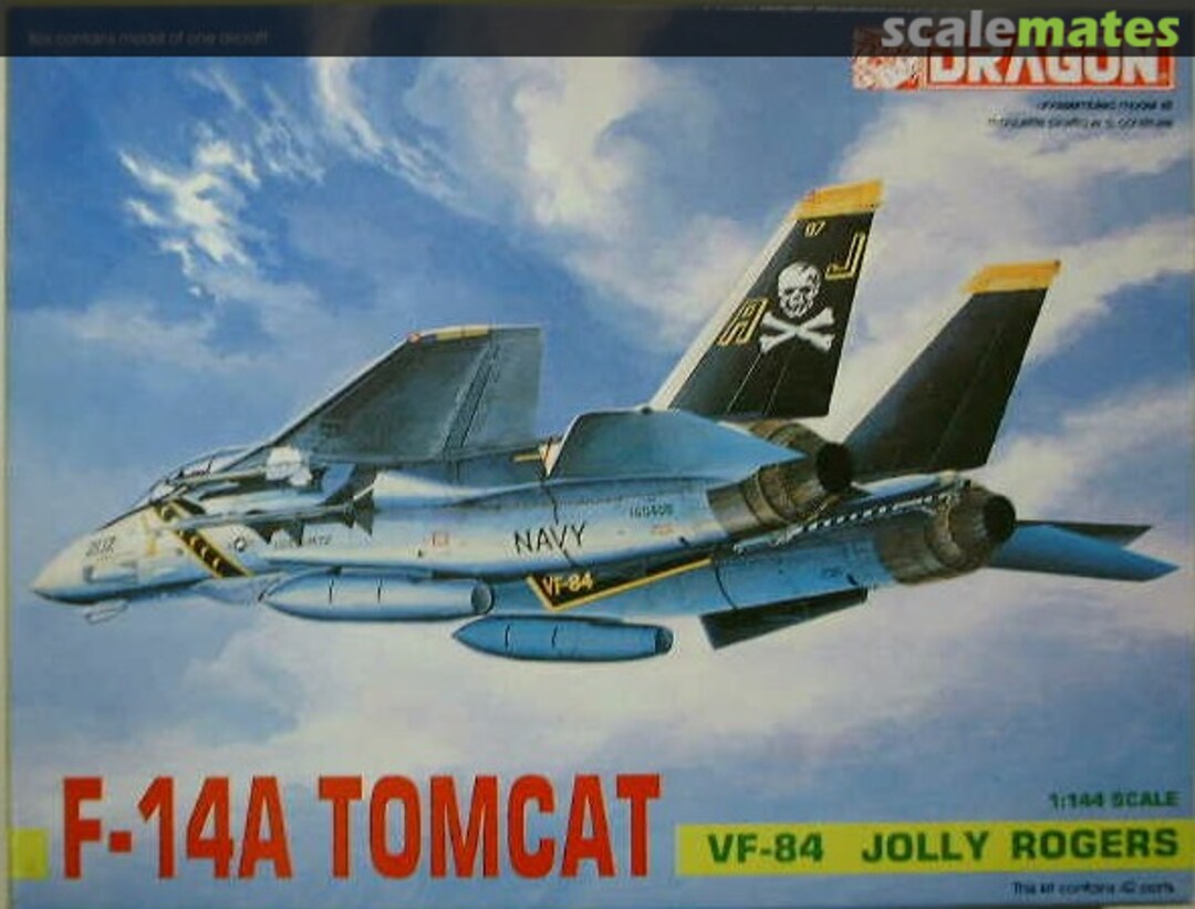 Boxart F-14A Tomcat VF-84 Jolly Rogers 4506 Dragon