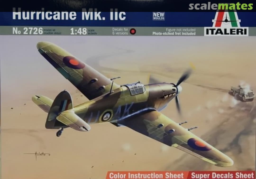 Boxart Hurricane Mk. IIc 2726 Italeri