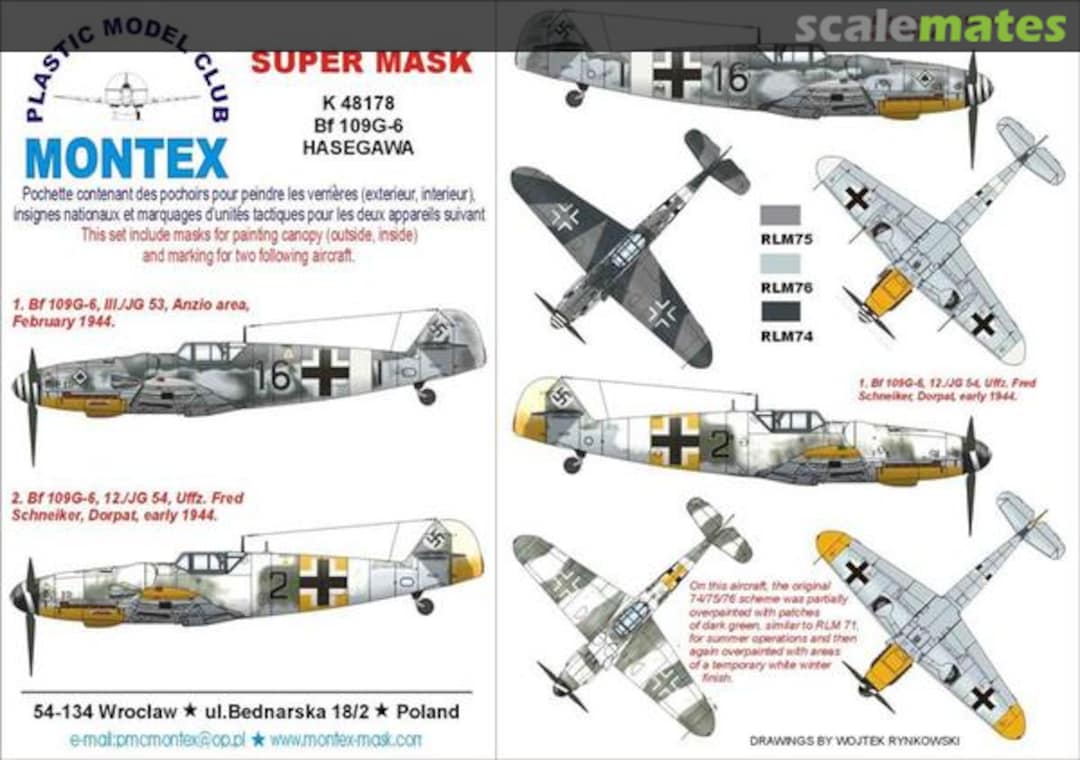 Boxart Bf 109G-6 K48178 Montex