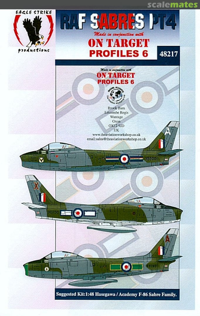 Boxart RAF Sabres Pt 4 48217 Eagle Strike Productions