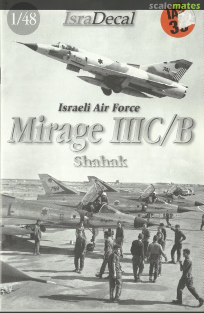 Boxart Mirage IIIC/B IAF-33 IsraDecal Studio