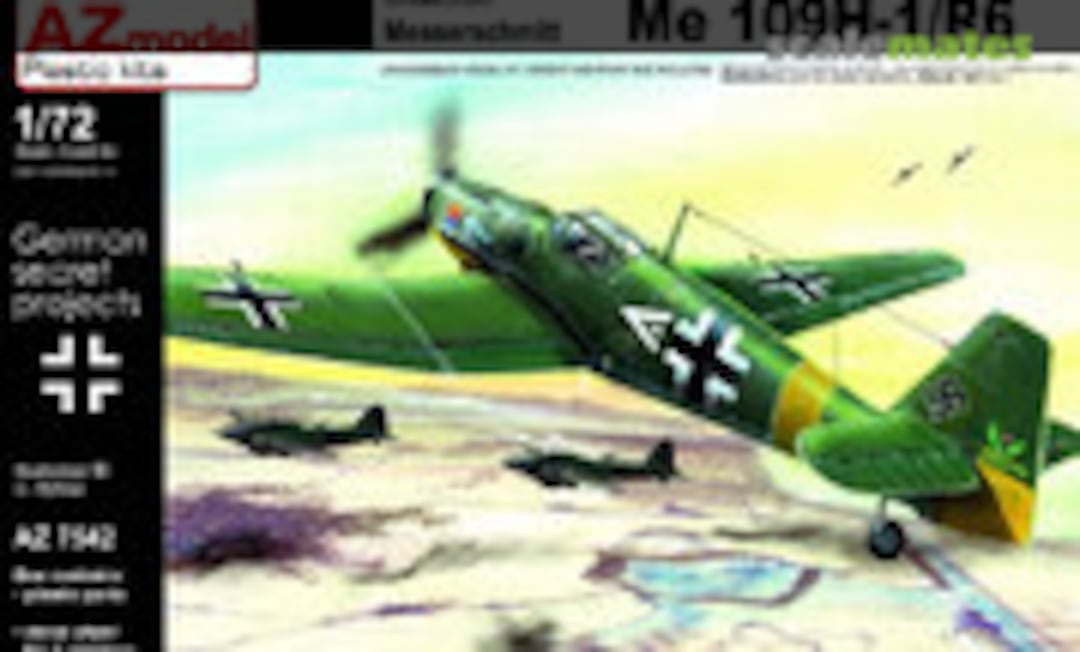 1:72 Messerschmitt Me 109H-1/R6 (AZmodel AZ7542)