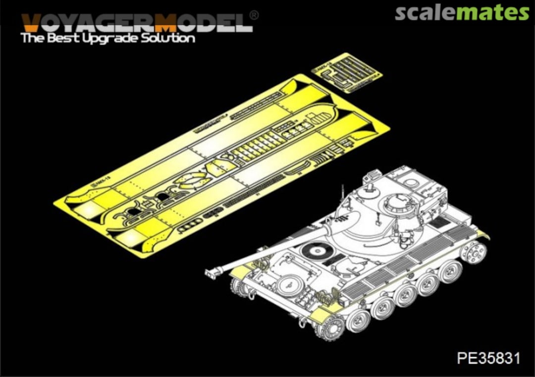 Boxart AMX-13 light tank fenders PE35831 Voyager Model