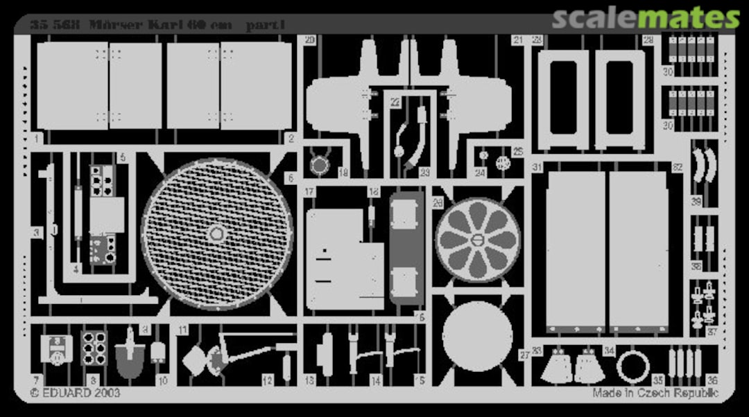 Boxart Mörser Karl 600mm 35568 Eduard