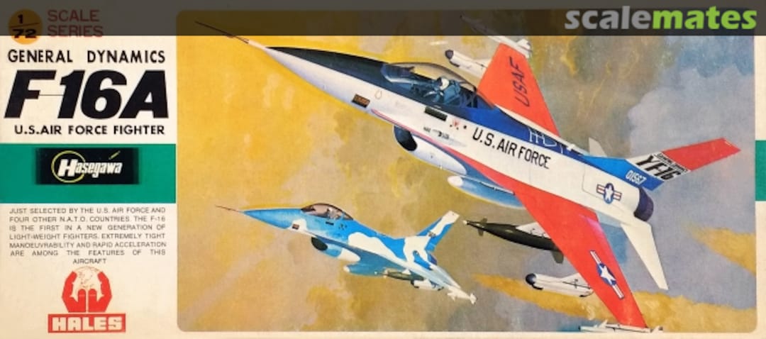 Boxart F-16A JS-110 Hasegawa/Hales