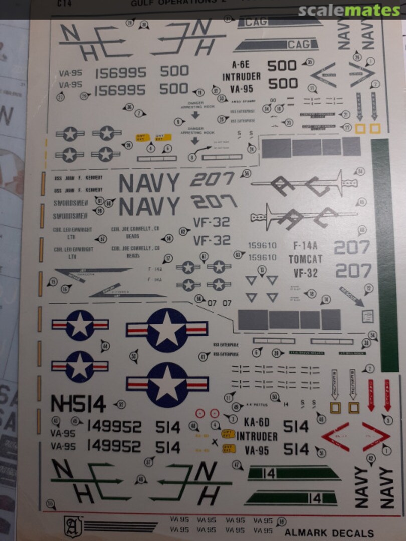 Boxart Gulf Operations 2 - 1988/89 C14 Almark Decals