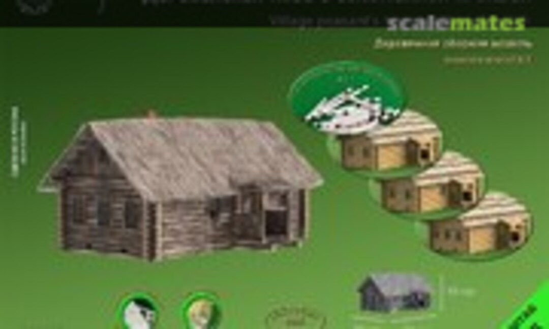 1:35 Village peasant's house with roof thatch (SV Model 3507)