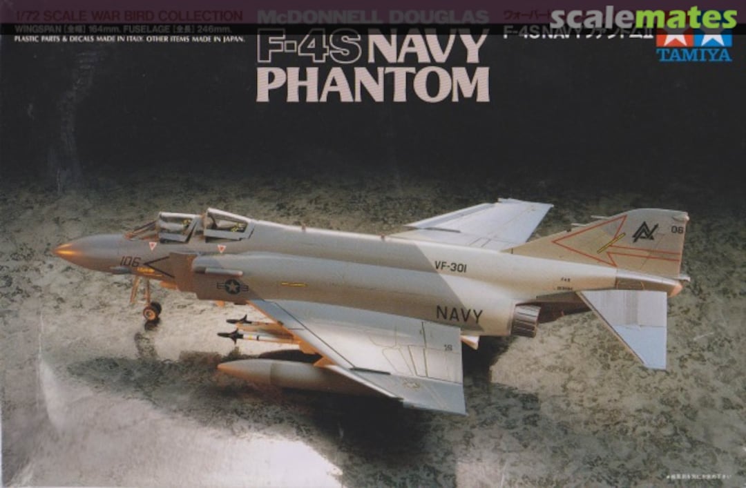 Boxart McDonnell Douglas F-4S Navy Phantom 60733 Tamiya