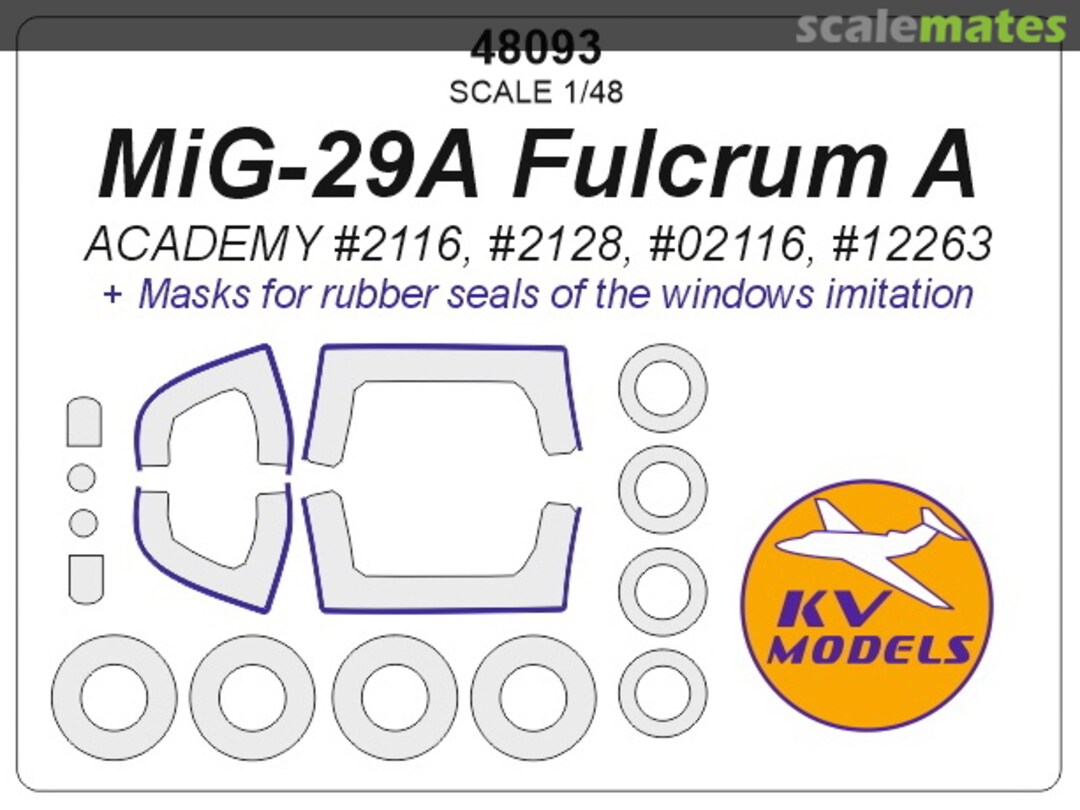 Boxart MiG-29A Fulcrum A 48093 KV Models