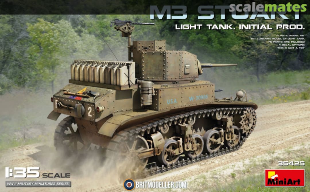 Boxart M3 Stuart 35425 MiniArt