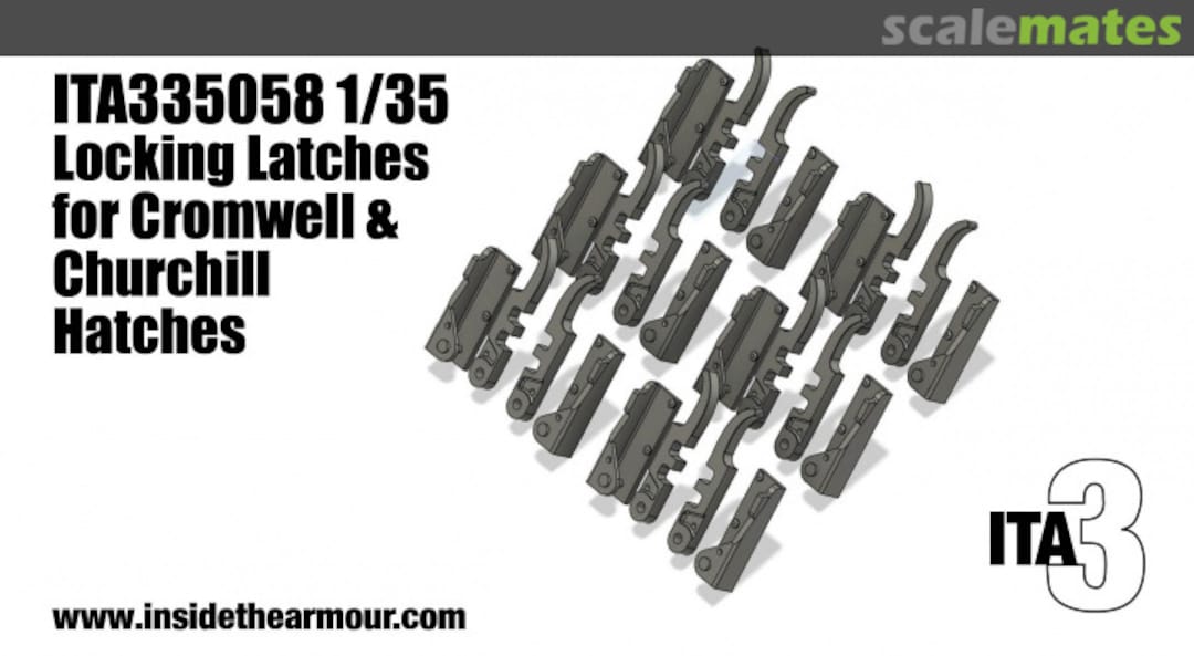 Boxart Hatch Latches for Cromwell, and Churchill ITA335058 Inside the Armour ITA3