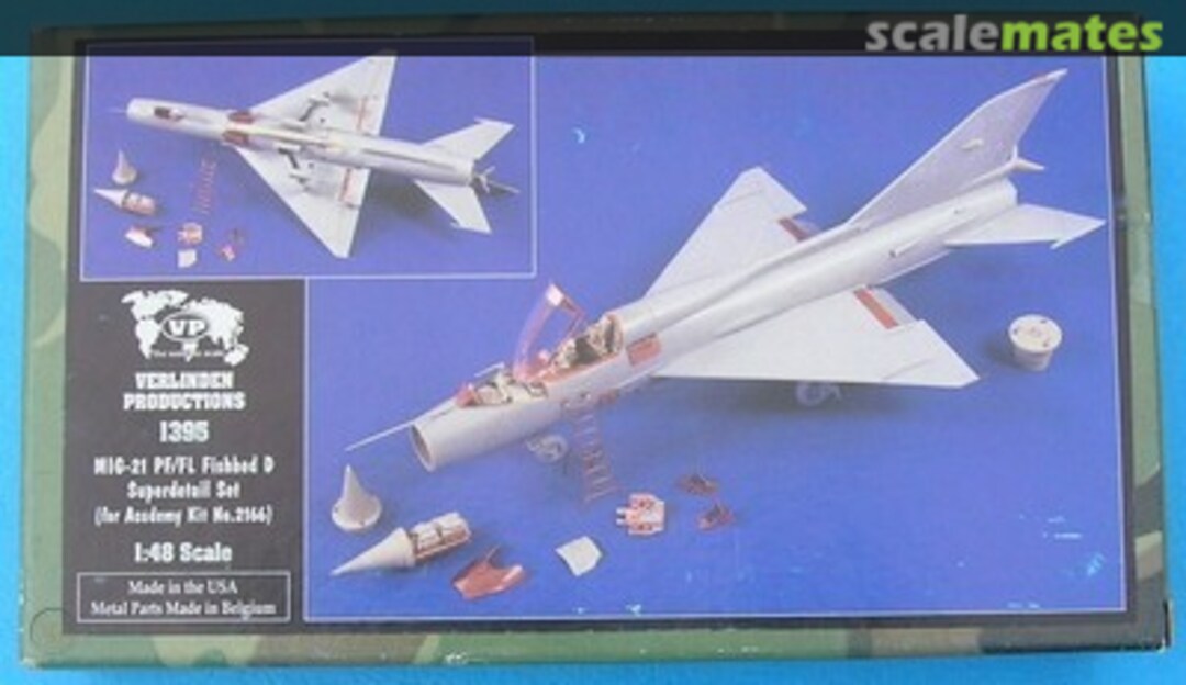 Boxart MiG-21PF/FL Fishbed Detail Set 1395 Verlinden Productions