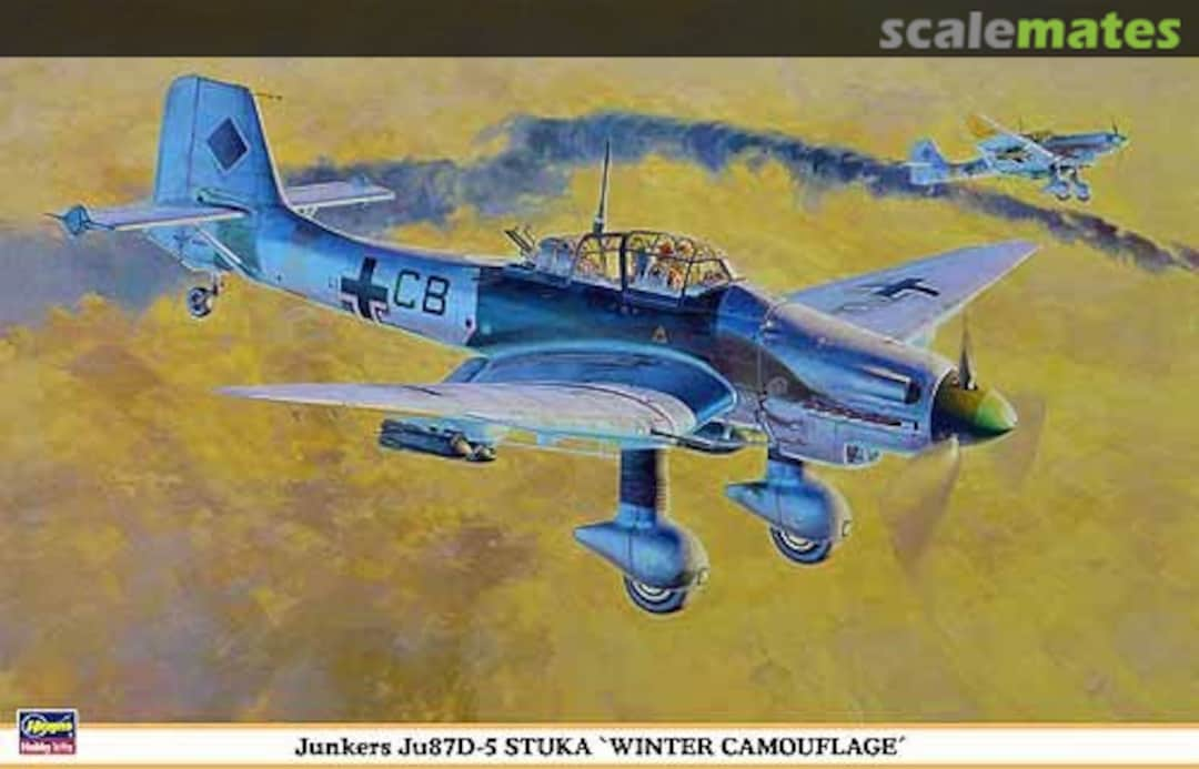 Boxart Junkers Ju 87D-5 Stuka `Winter Camouflage´ 08189 Hasegawa