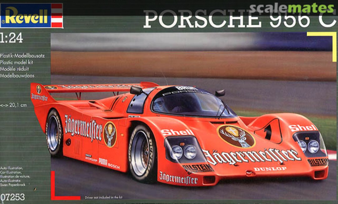 Boxart Porsche 956 C 07253 Revell