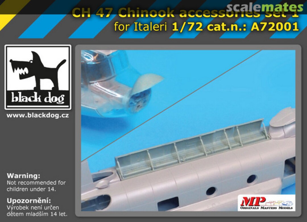 Boxart CH-47 Chinook accessories set A72001 Black Dog