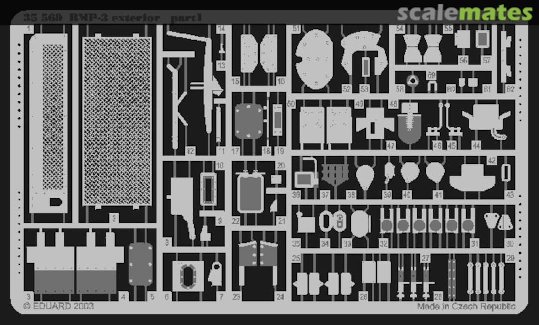 Boxart BMP-3 exterior 35569 Eduard