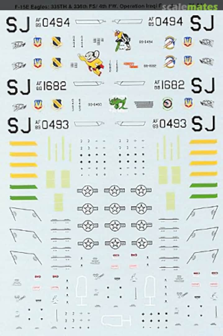 Boxart F-15E Strike Eagles Op. Iraqi Freedom 72-841 SuperScale International