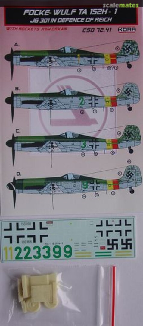 Boxart Focke-Wulf Ta 152H-1 CSD7241 Kora Models