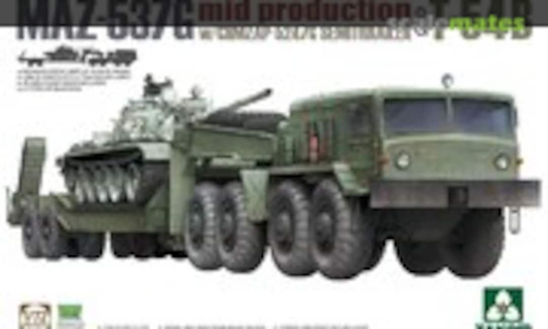 1:72 MAZ-537G mid production with CHMZAP-5247G Semitrailer &amp; T-54B (Takom 5013)