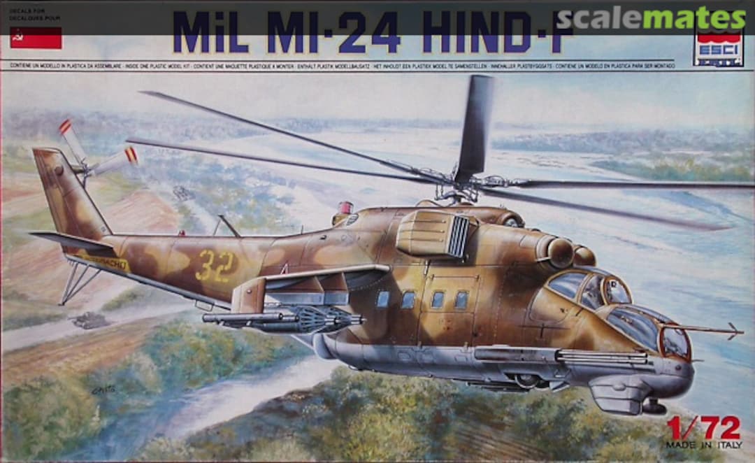 Boxart MIL Mi-24 Hind F 9067 ESCI/ERTL