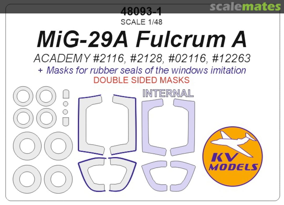 Boxart MiG-29A Fulcrum A 48093-1 KV Models