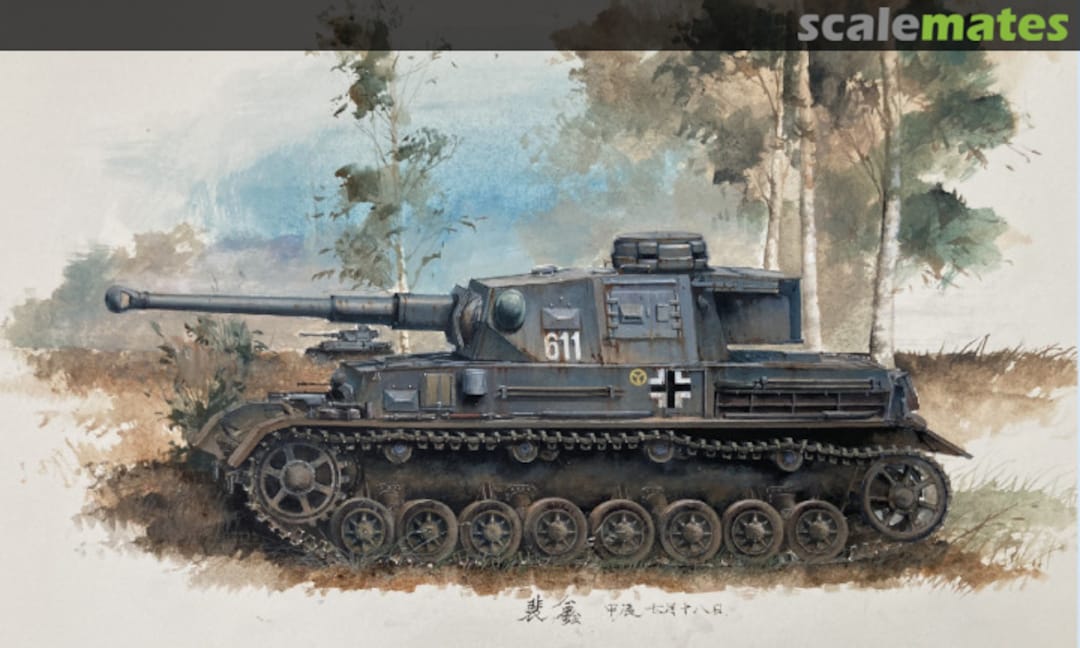 Boxart Pz.Kpfw. IV Ausf. F2 FH 3025 FlyHawk Model