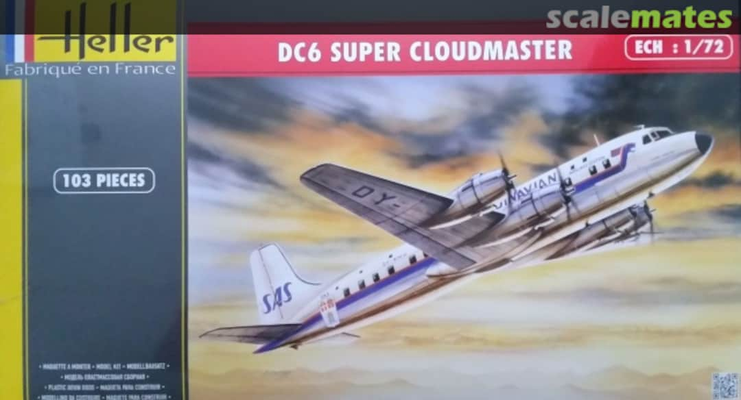 Boxart DC6 Super Cloudmaster 80315 Heller