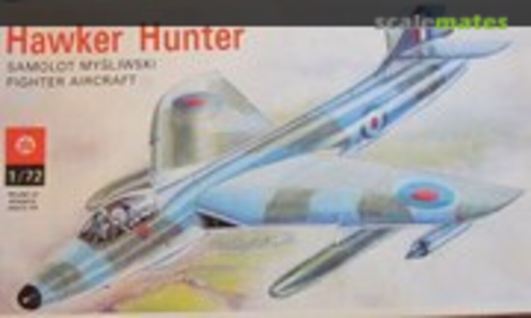 1:72 Hawker Hunter (ZTS Plastyk 2725)