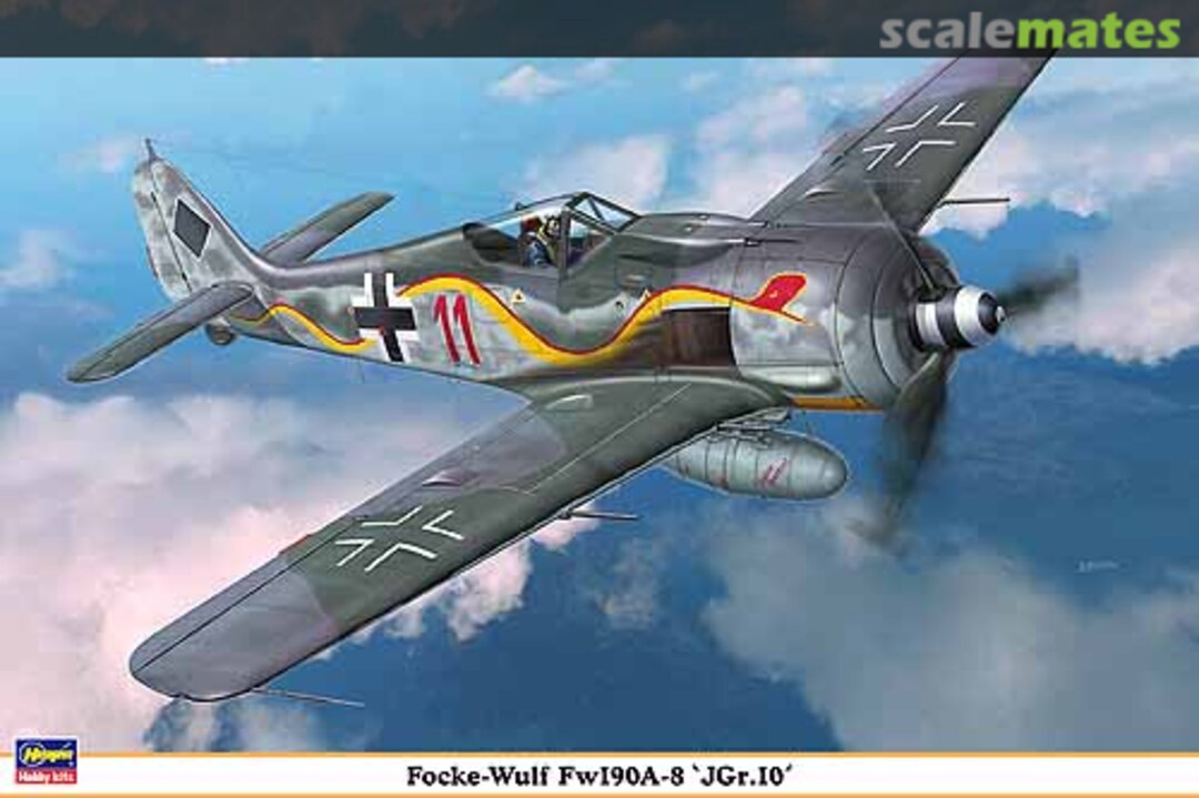 Boxart Focke-Wulf Fw190A-8 'JGr.10' 08196 Hasegawa