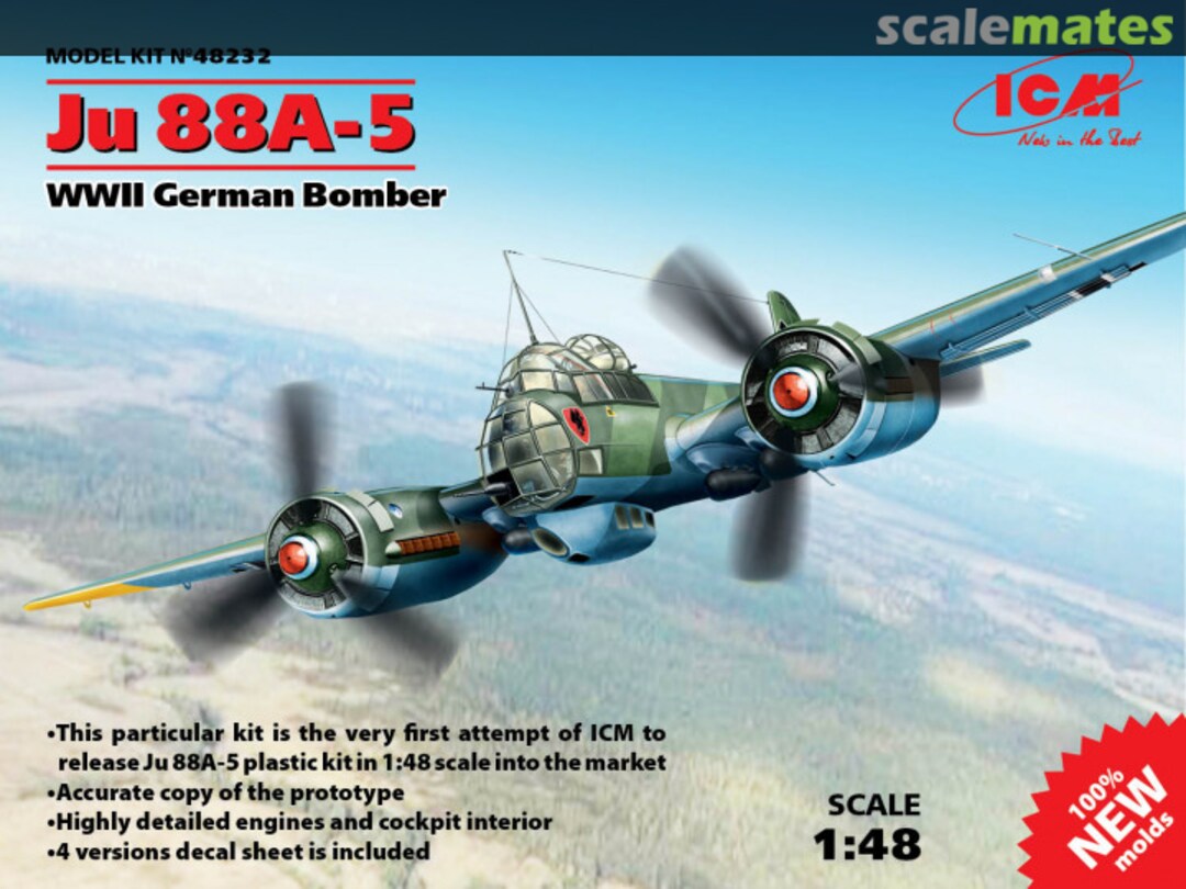 Boxart Ju 88A-5 48232 ICM