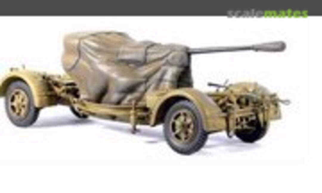 1:35 Covered 37mm Flak mod. 36 Westerwald trailer Sd.Anh. 104 (DES Kit 35077)