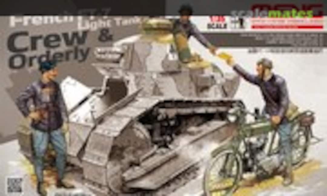 1:35 FT-17 Light Tank - Crew &amp; Orderly (Meng Model HS-005)