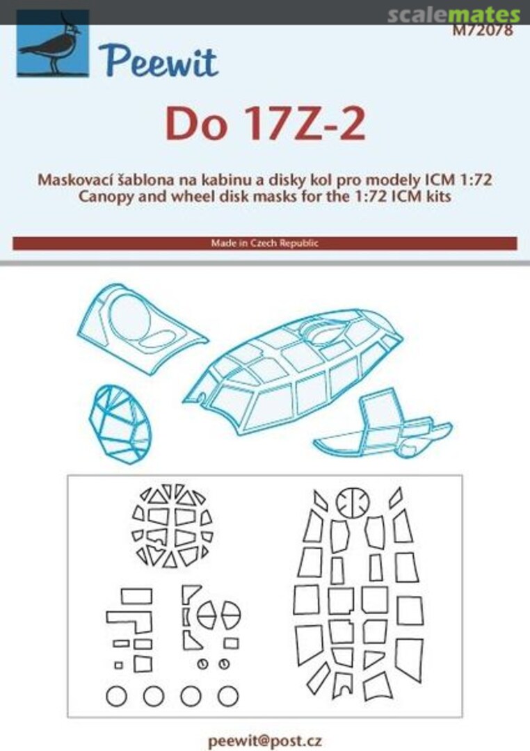 Boxart Dornier Do-17Z-2 M72078 Peewit