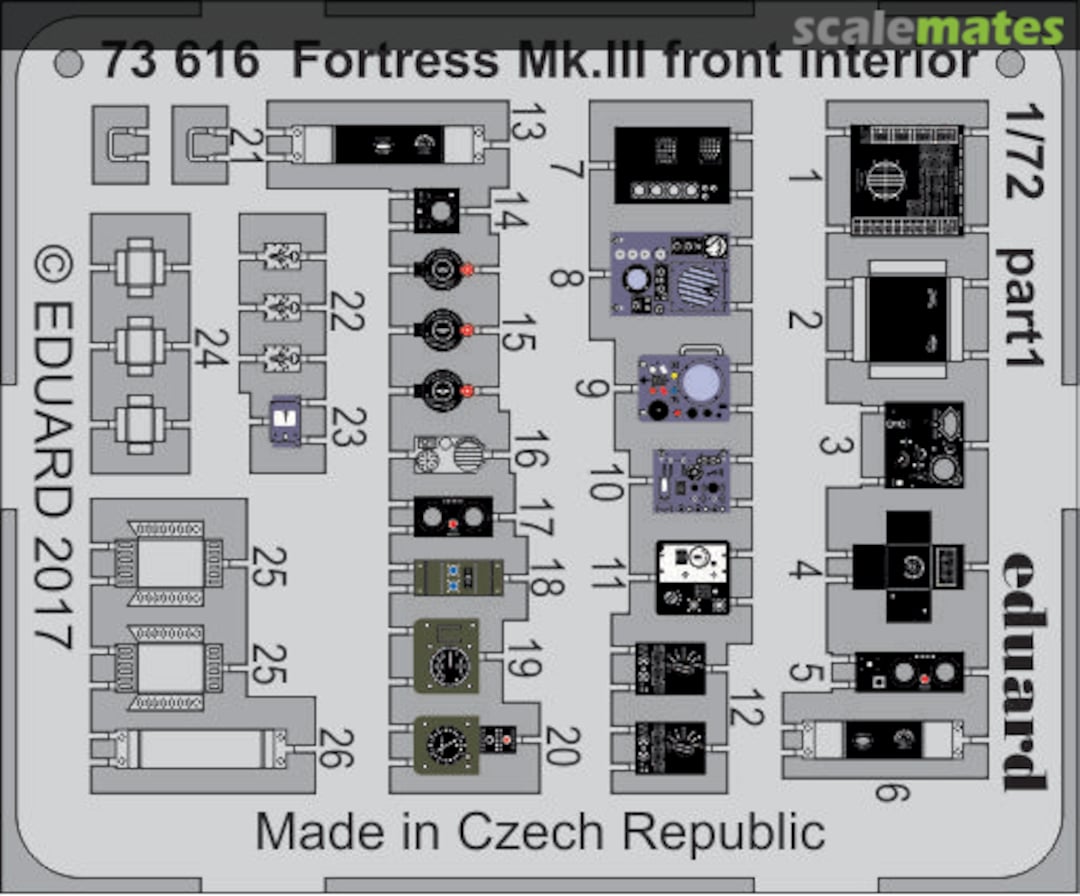 Boxart Fortress Mk.III front interior 73616 Eduard