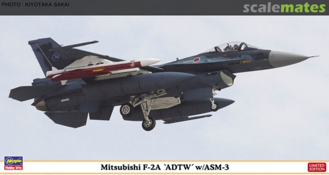 Boxart Mitsubishi F-2A `ADTW´ w/ASM-3 07465 Hasegawa