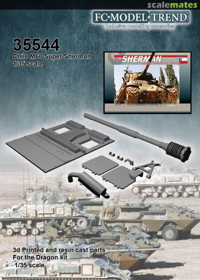 Boxart Chile M50 Super Sherman 35544 FC Model Trend