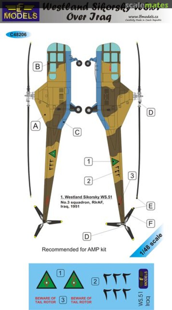 Boxart Westland Sikorsky WS.51 over Iraq C48206 LF Models