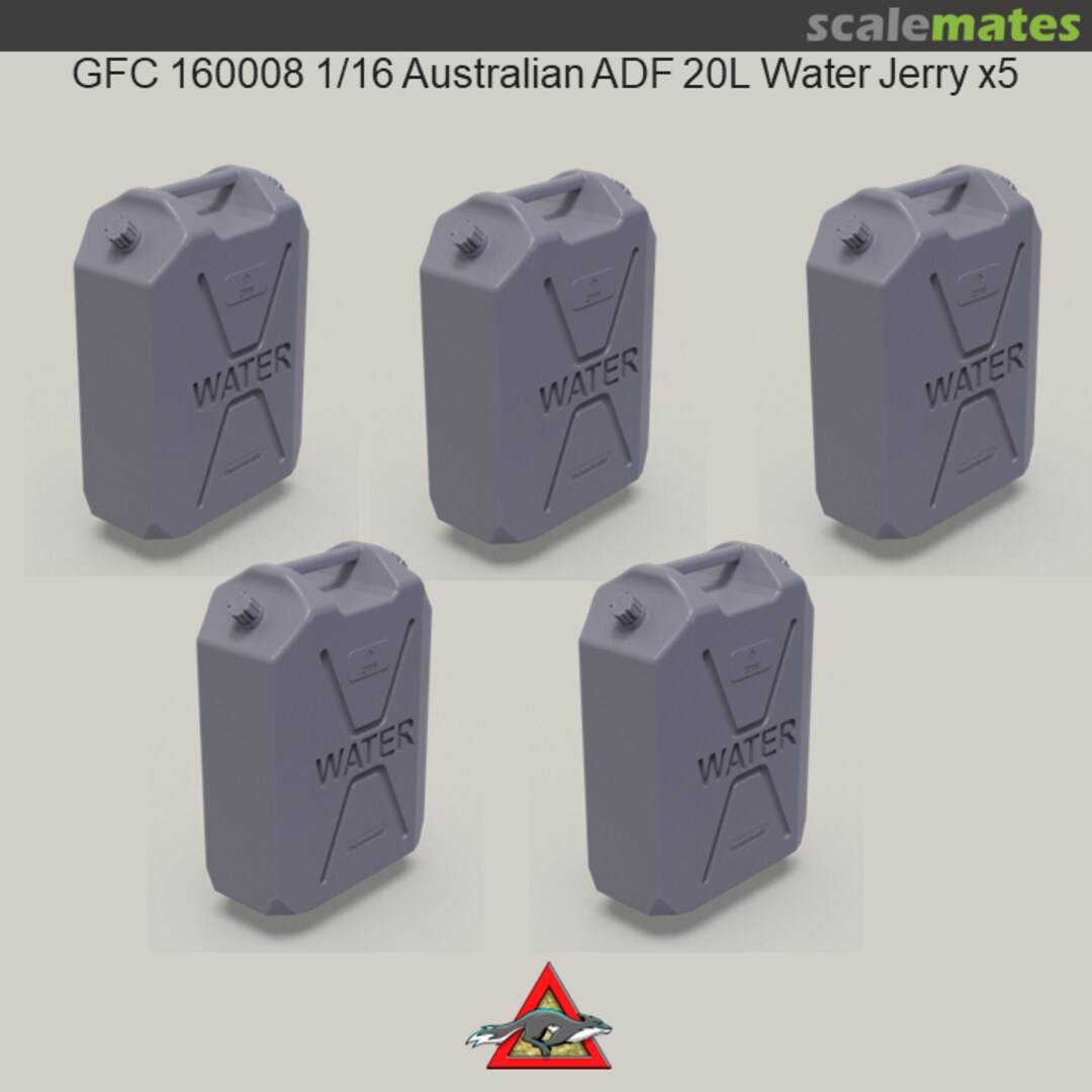 Boxart Australian ADF Fuel Jerry 20L GFC160008 Grey Fox Concepts