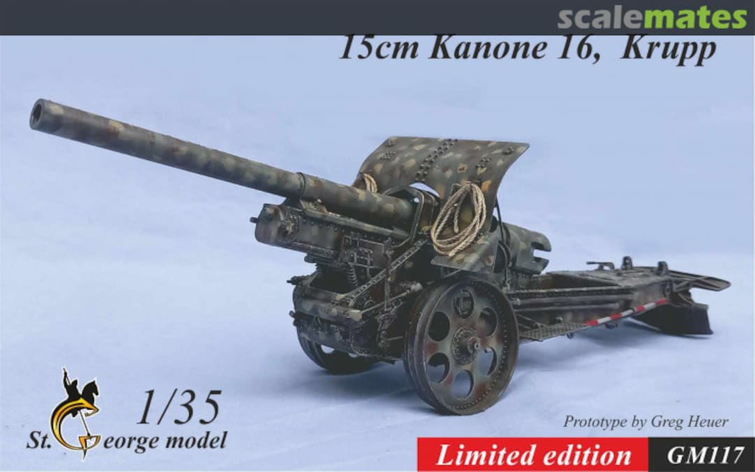 Boxart 15cm Kanone 16, Krupp GM117 St.George Model