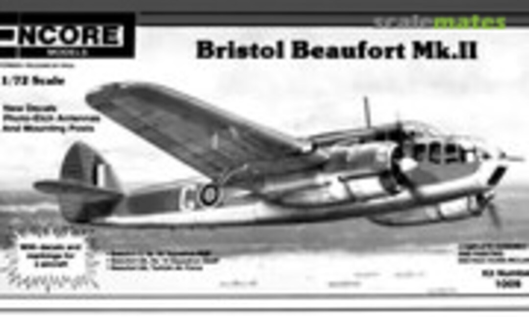 1:72 Bristol Beaufort II (Encore Models 1009)